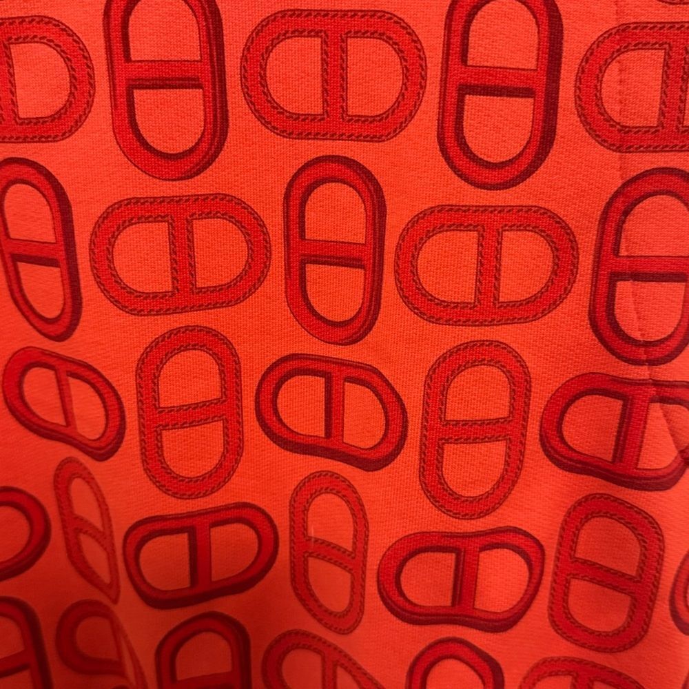 NWT Hermes Chaine D’Ancre Coulissee Tunic in Bright Red. Size 34 Fr./US Size 2. - Picture 6 of 12